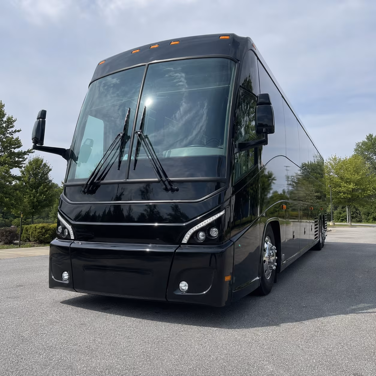 bus rental options for savannah trips