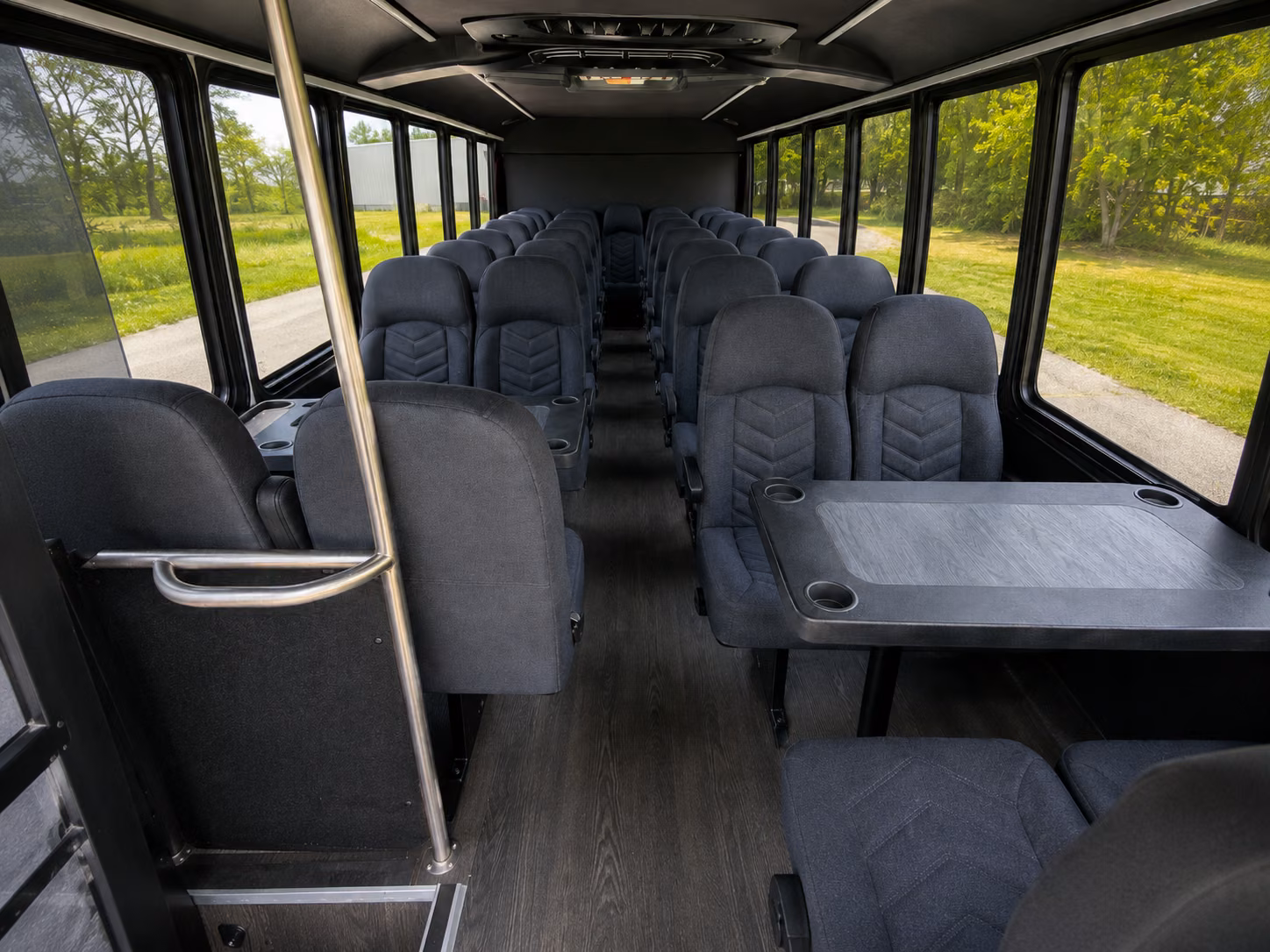 savannah 18 passenger minibus interior