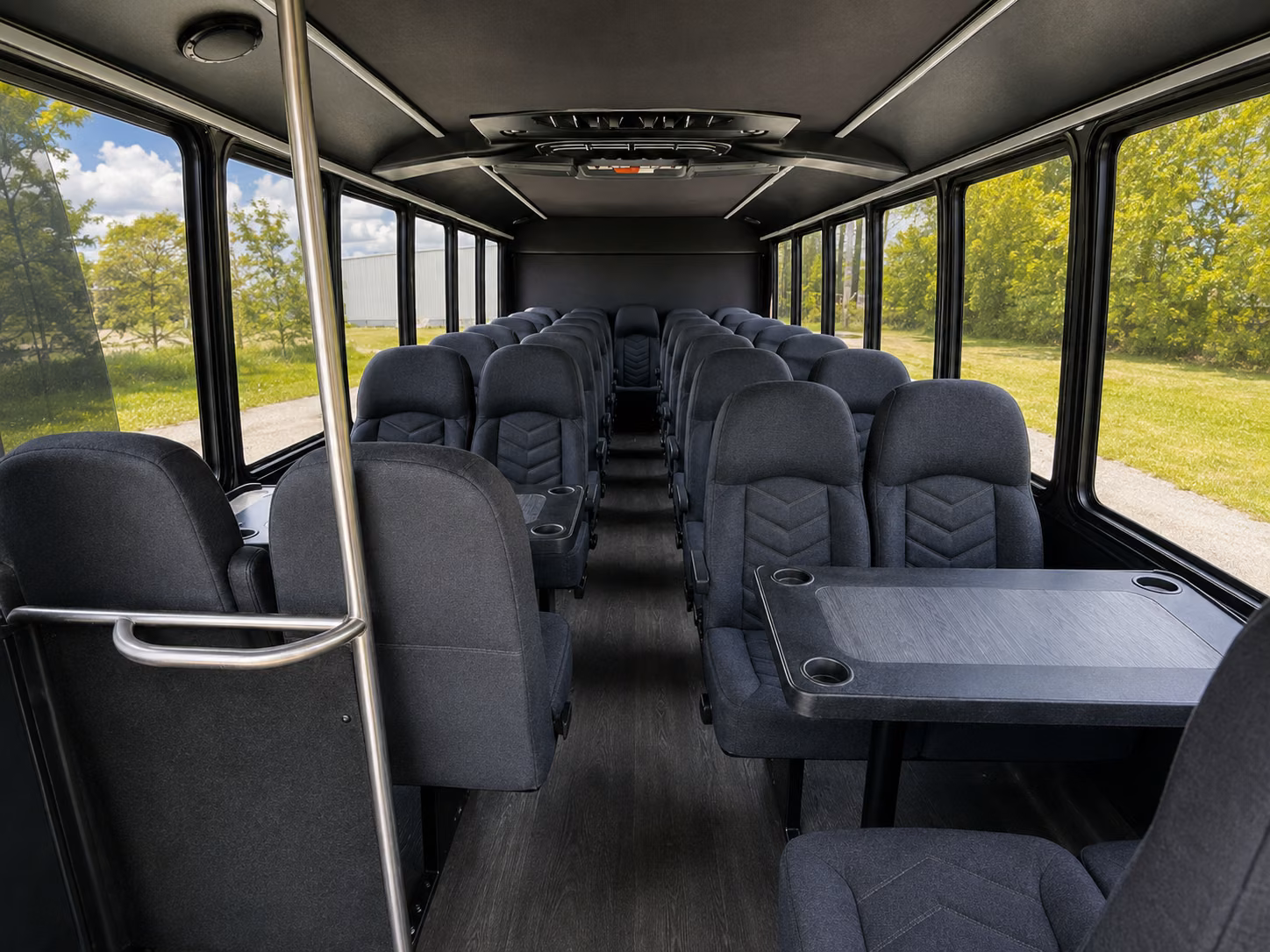 savannah 20 passenger minibus inside