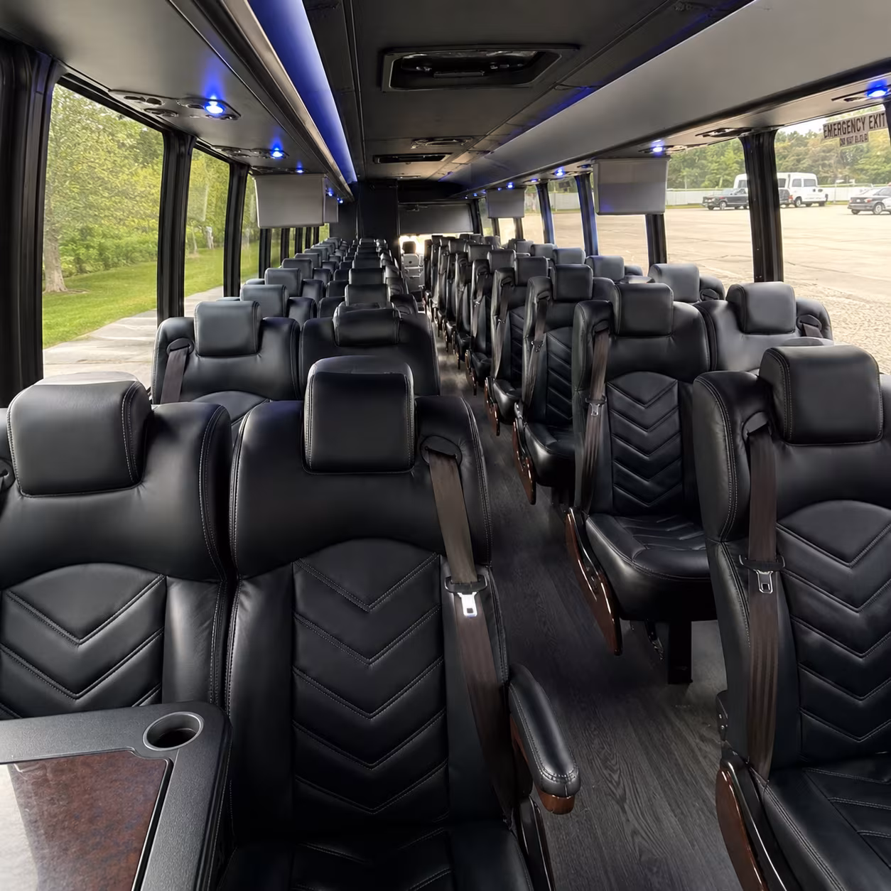 savannah 25 passenger minibus inside