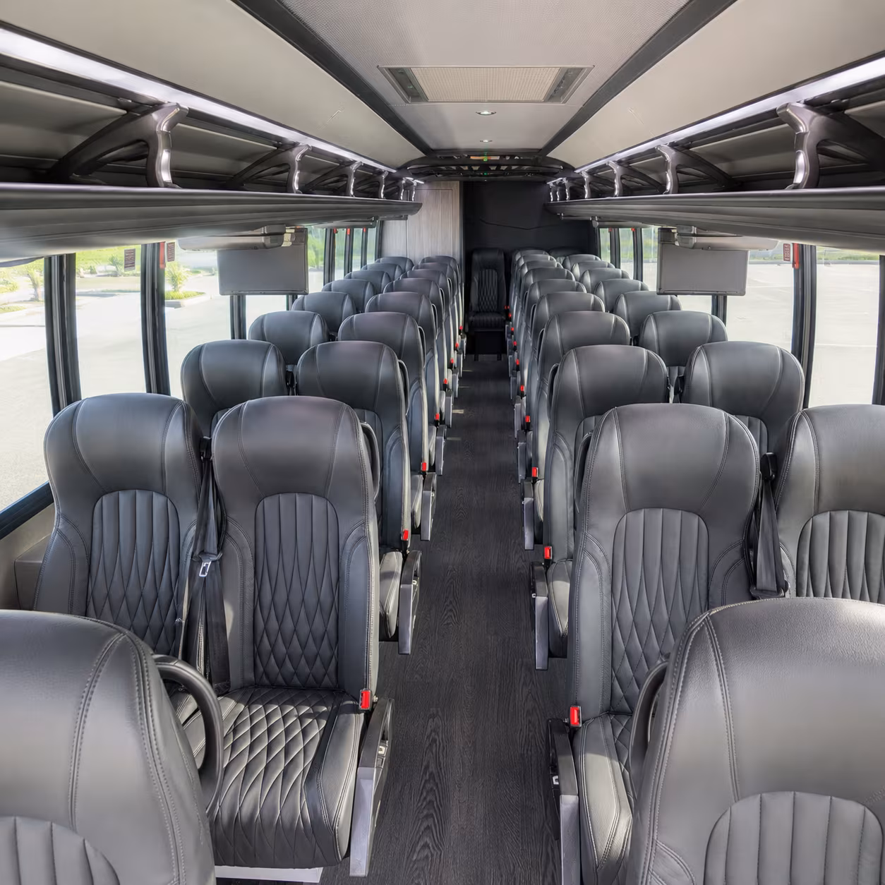 savannah 28 passenger minibus interior