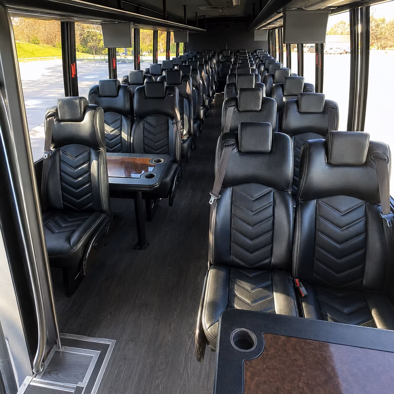 savannah 30 passenger minibus inside