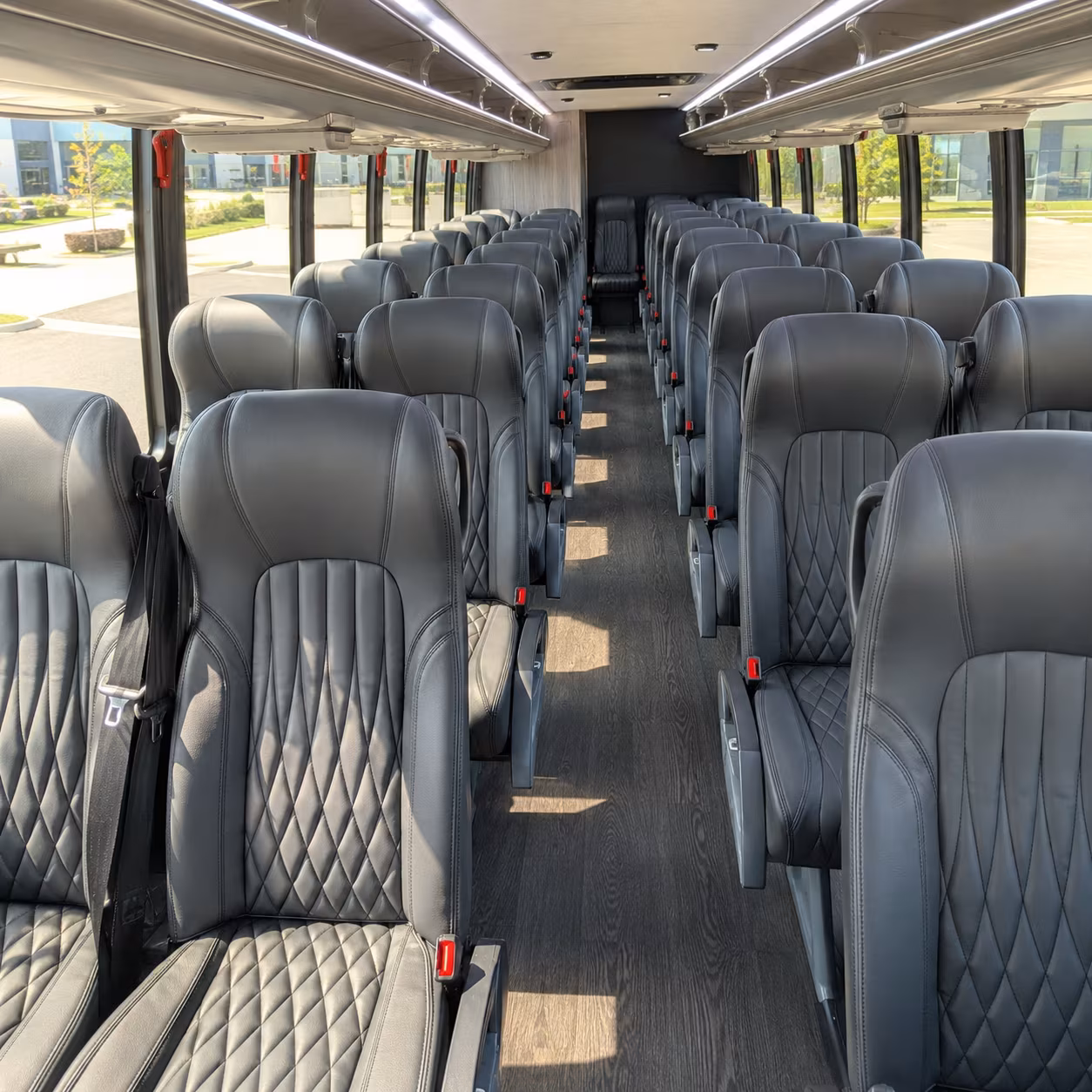 savannah 35 passenger minibus interior