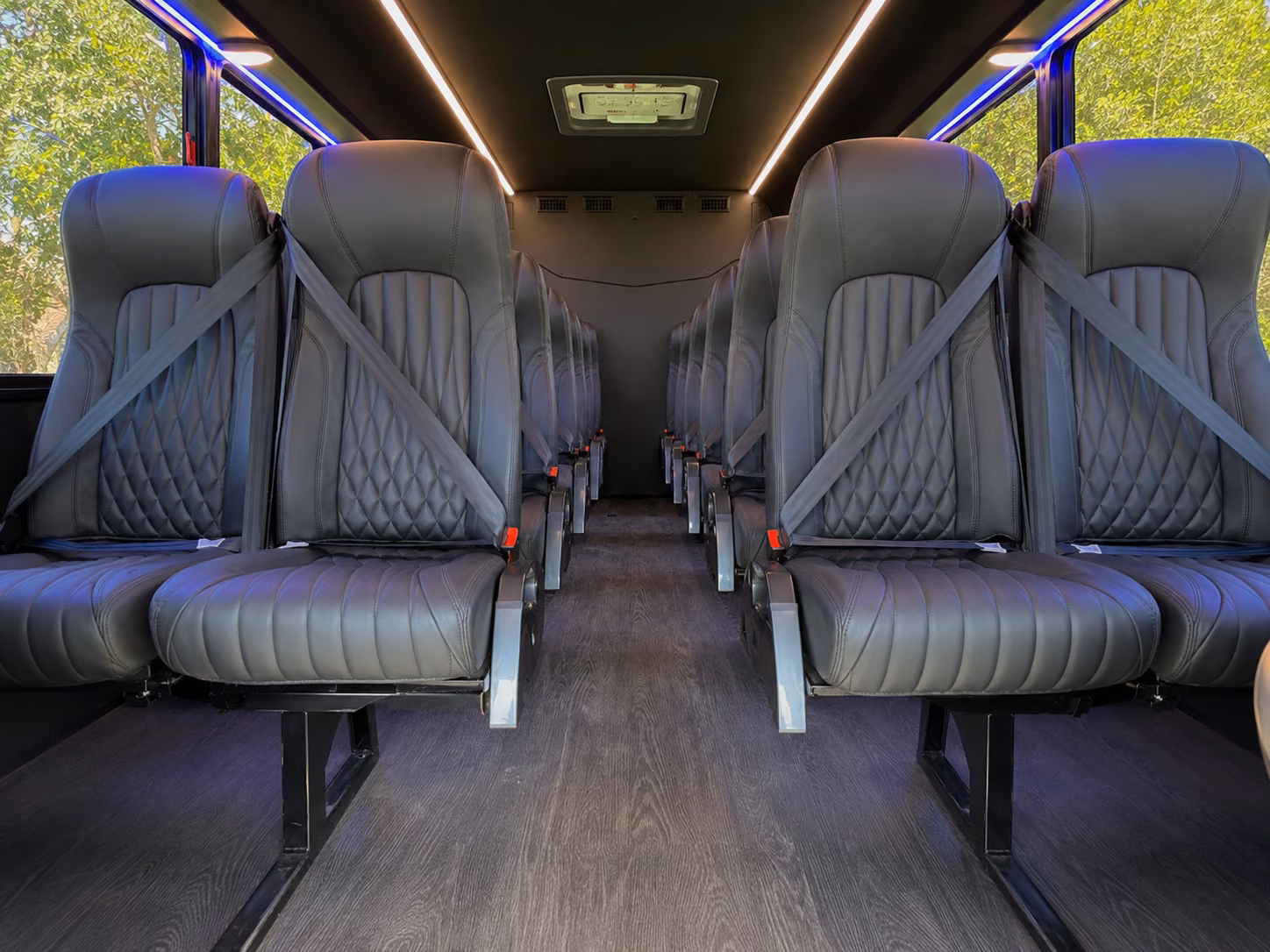 savannah charter bus interior 2