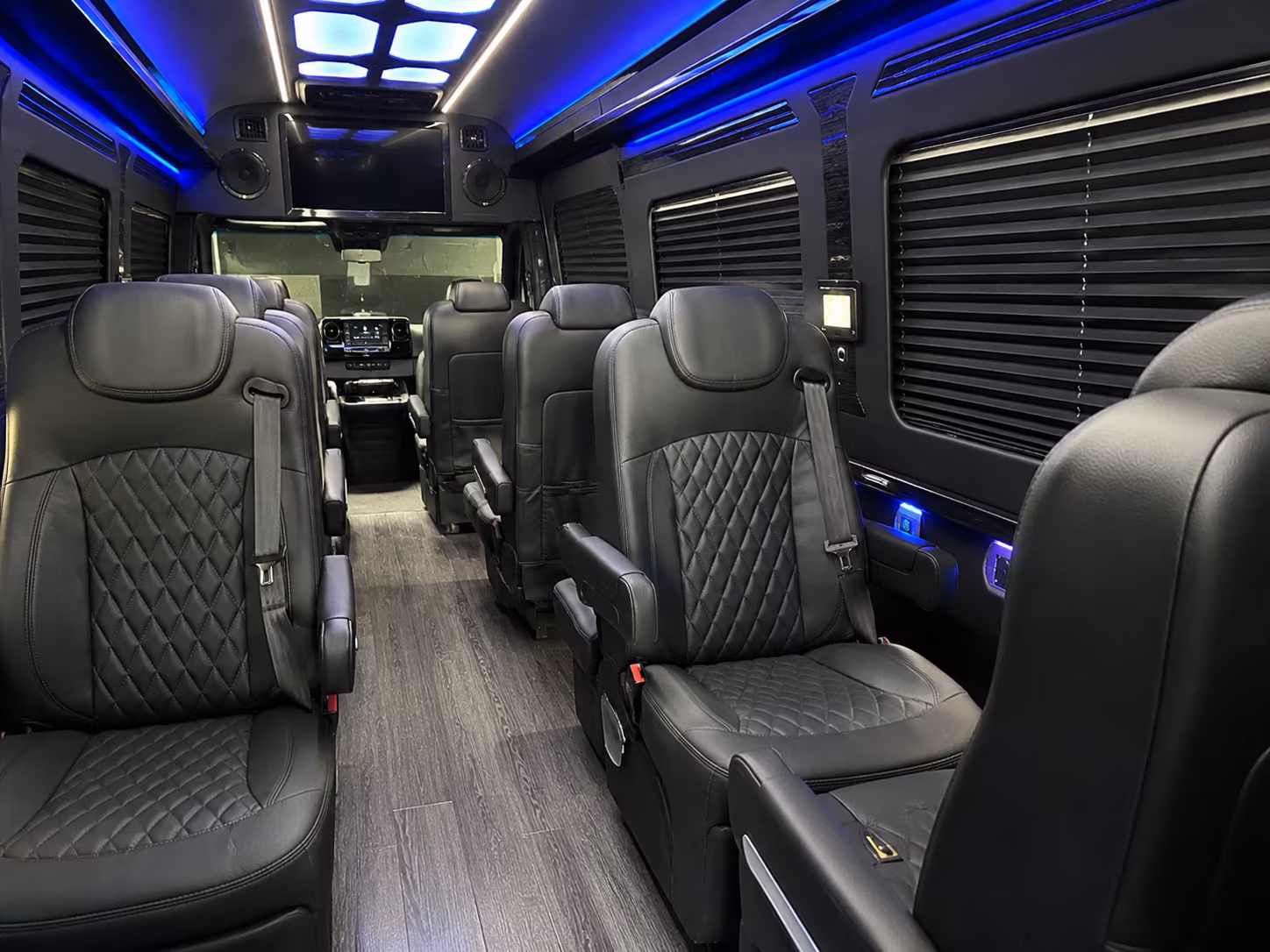 savannah sprinter van with driver inside